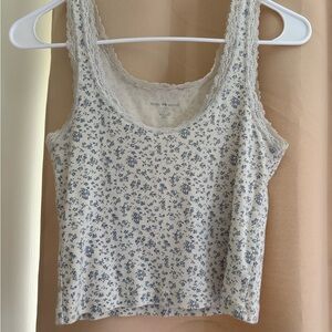 Brandy Melville Lace Trim Tank
